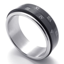 Schwarzer Titanring