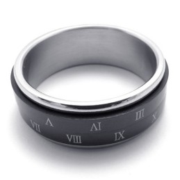Schwarzer Titanring