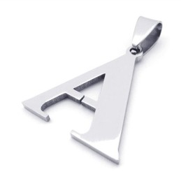 Titananhänger Mit Dem Buchstaben "A"