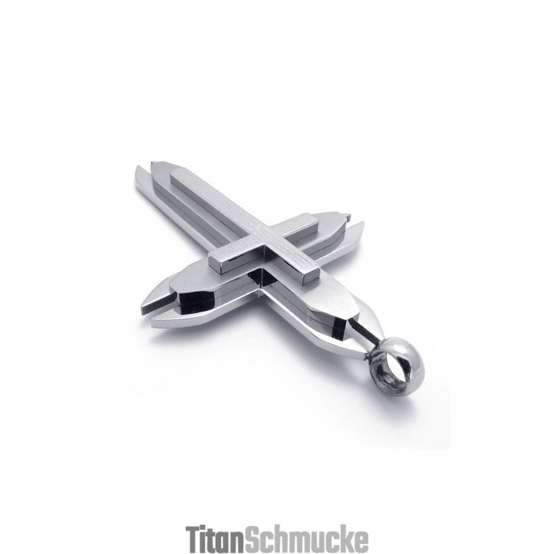 Titan-Kreuz-Anhänger Titan-Kreuz-Anhänger