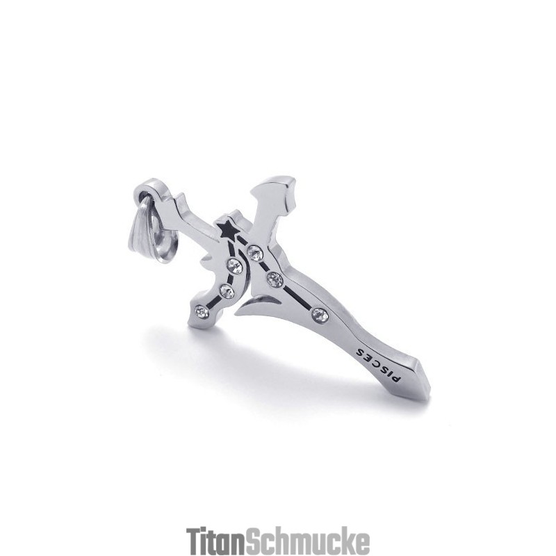 Fische Titan Strass Anhänger Fische Titan Strass Anhänger