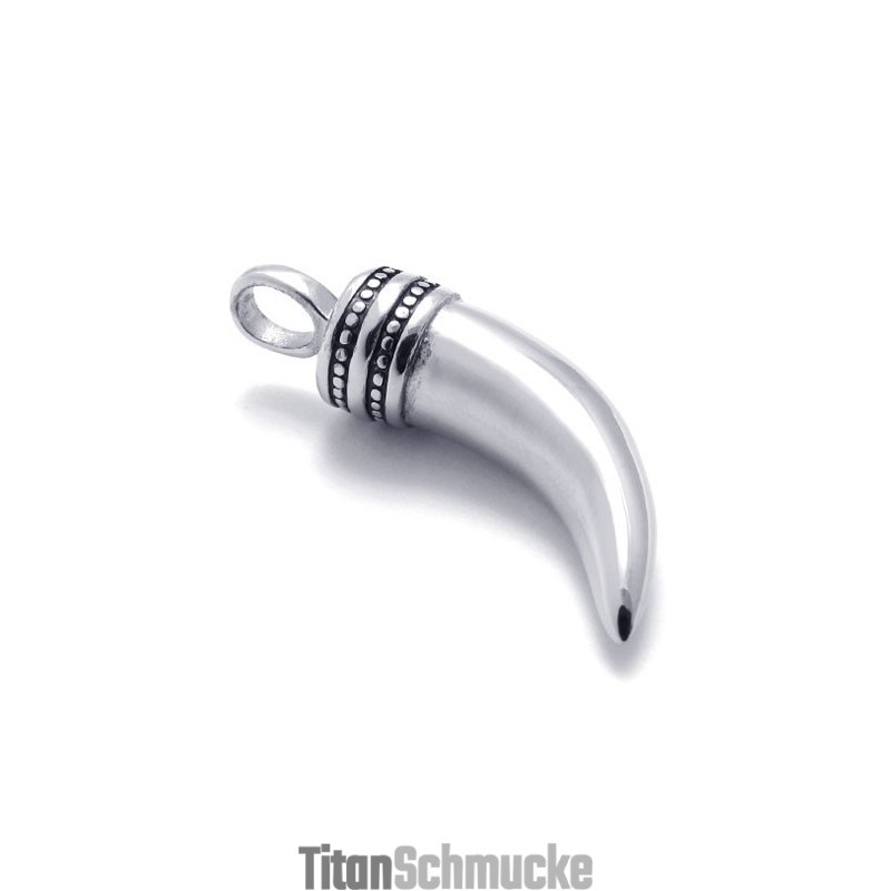 Titananhänger Mit Ochsenhorn Titananhänger Mit Ochsenhorn