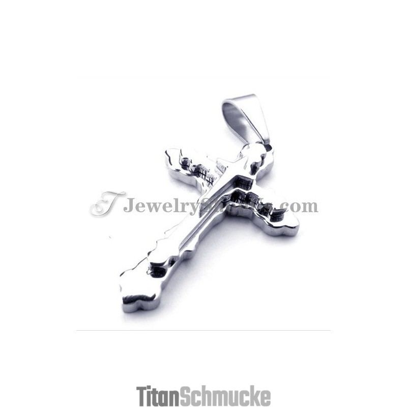 Modischer Titan-Kreuzanhänger Für Damen Modischer Titan-Kreuzanhänger Für Damen