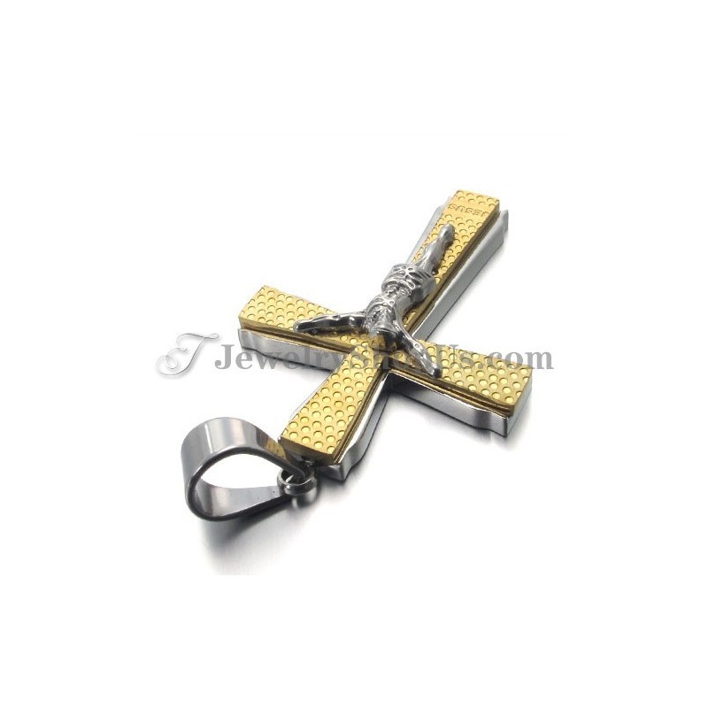 Eleganter Titan-Gold-Anhänger „Kreuz Des Judas“ Eleganter Titan-Gold-Anhänger „Kreuz Des Judas“
