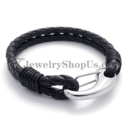 Elegantes Titan-Lederarmband