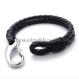 Elegantes Titan-Lederarmband
