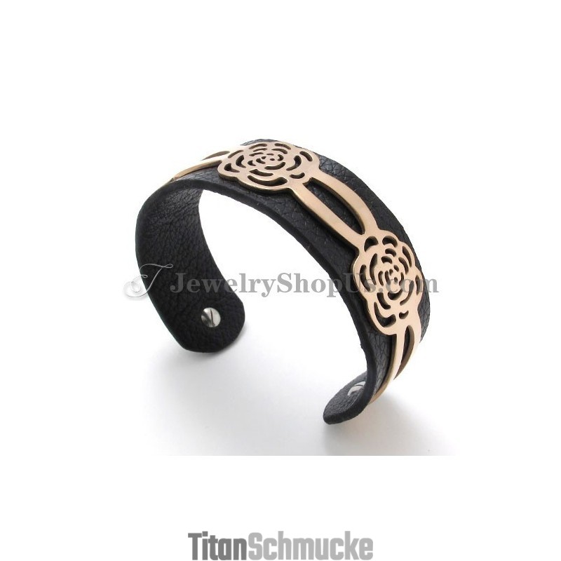Wunderschönes Titan-Lederarmband Wunderschönes Titan-Lederarmband