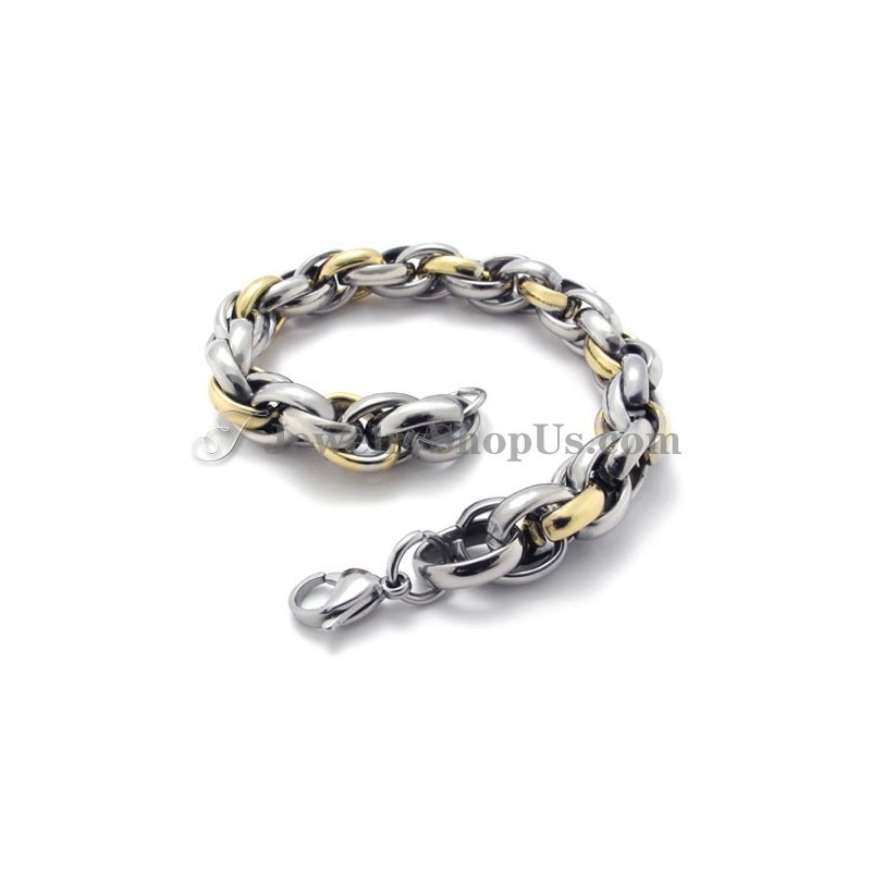 Modisches Goldenes Titanarmband