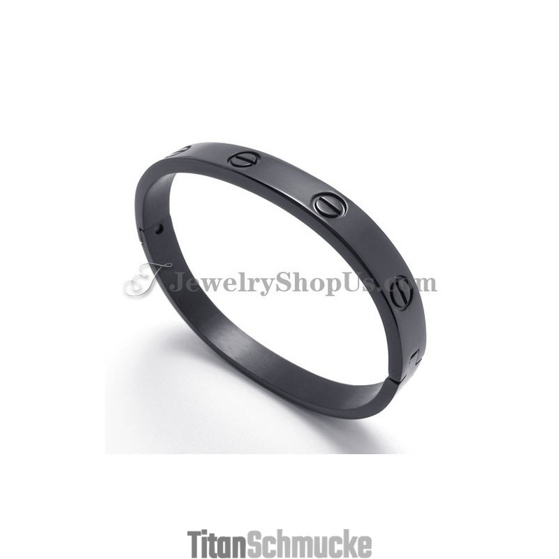 Elegantes Schwarzes Titanarmband Für Damen Elegantes Schwarzes Titanarmband Für Damen