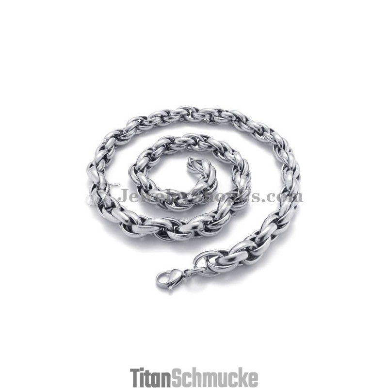 Elegante Halskette Aus Silber Und Titan Elegante Halskette Aus Silber Und Titan