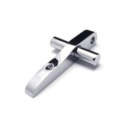 Halskette Mit Kreuzanhänger Aus Reinem Titan Für Herren Und Jungen, Silber