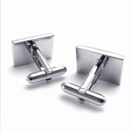 Elegante Form Farbbrillanz Hochwertige Titan Manschettenknöpfe