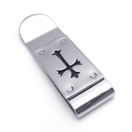 Schönes Design Farbbrillanz Zuverlässige Qualität Geldklammern Aus Titan