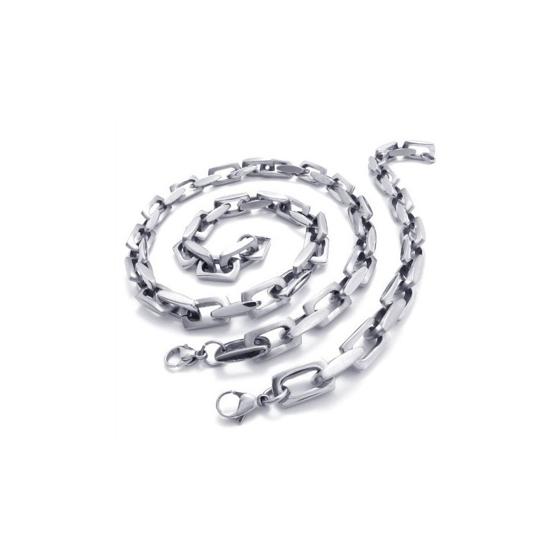 Professionelles Design Farbbrillanz Hervorragende Qualität Titan Schmuckset Inklusive Halskette, Armband