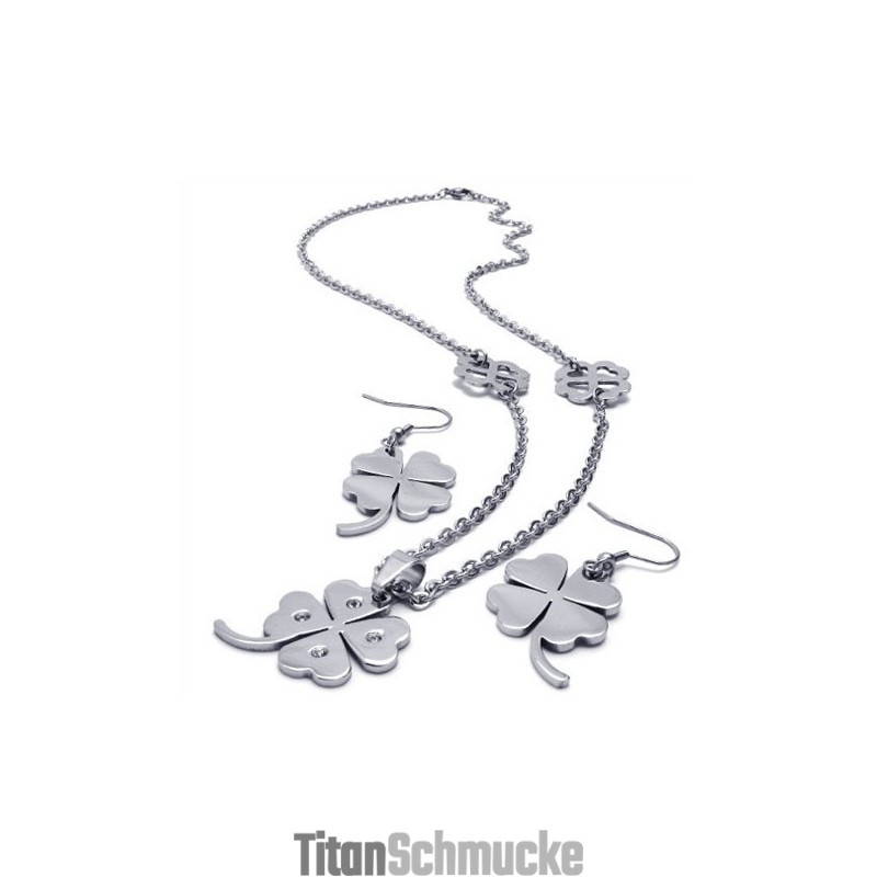 Elegante Form, Farbbrillanz, Hervorragende Qualität, Titan-Schmuckset Inklusive Halskette, Anhänger, Ohrring Elegante Form, Farbbrillanz, Hervorragende Qualität, Titan-Schmuckset Inklusive Halskette, Anhänger, Ohrring