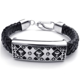 Geschicktes Design Zarte Farben Zuverlässige Qualität Titan Leder Armreif