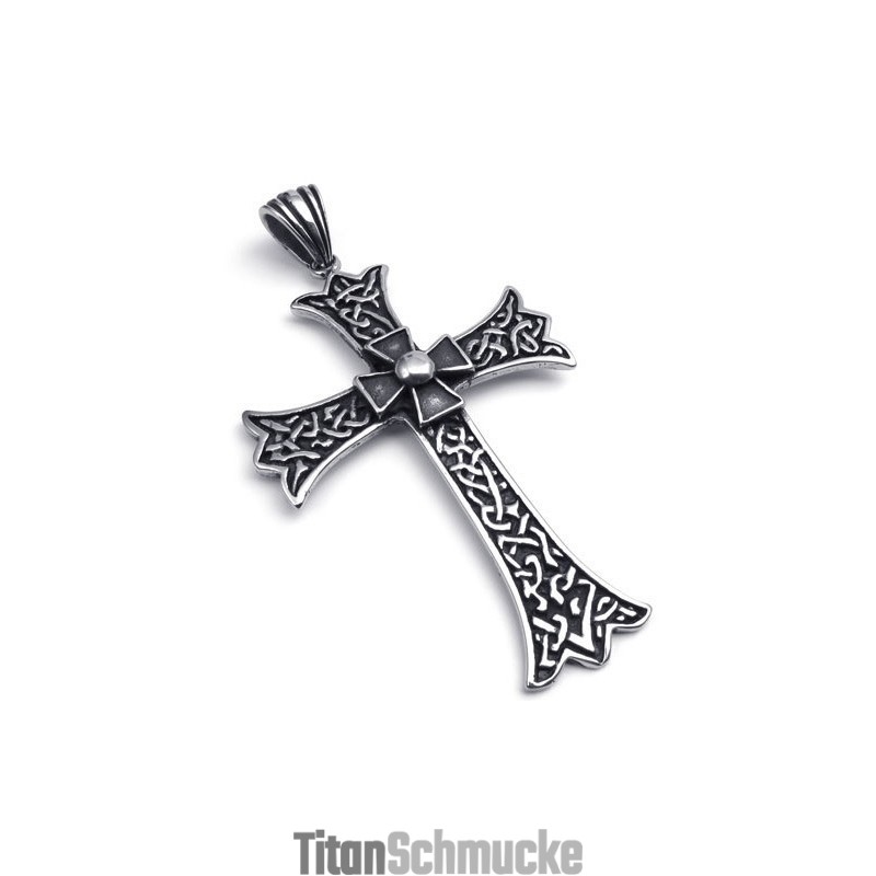 Geschicktes Design Zarte Farben Hochwertiger Titan-Kreuzanhänger Geschicktes Design Zarte Farben Hochwertiger Titan-Kreuzanhänger