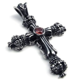 Neueste Technologie Farbbrillanz Hochwertiger Titan-Kreuzanhänger