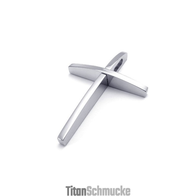 Fein Verarbeitete Farbbrillanz Für Einen Langjährigen Ruf Titan Kreuz Anhänger