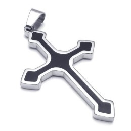 Elegante Form Farbbrillanz Hochwertiger Titan-Kreuzanhänger