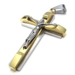 Ausgefeilte Technologie Farbbrillanz Für Eine Lange Geschichte Titan Kreuz Anhänger