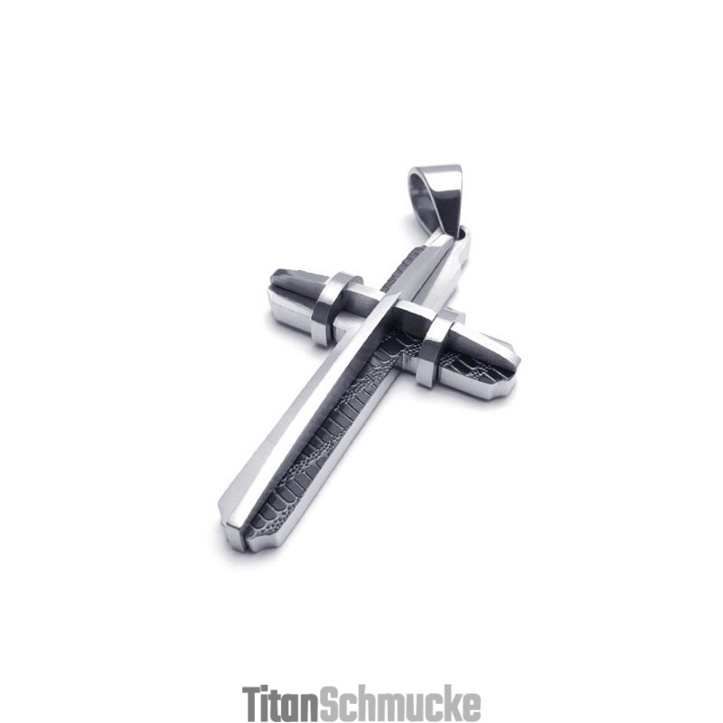 Professionelles Design Farbbrillanz Für Einen Langjährigen Ruf Titan Kreuz Anhänger