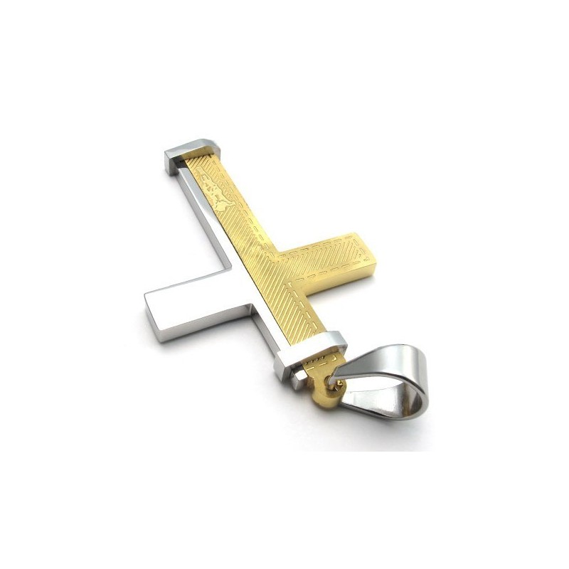 Modernes Design Farbbrillanz Für Einen Langjährigen Ruf Titan Kreuz Anhänger