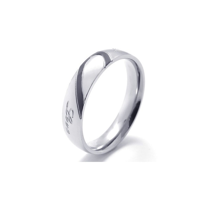 Elegante Form Farbbrillanz Ausgezeichnete Qualität Titan Ring